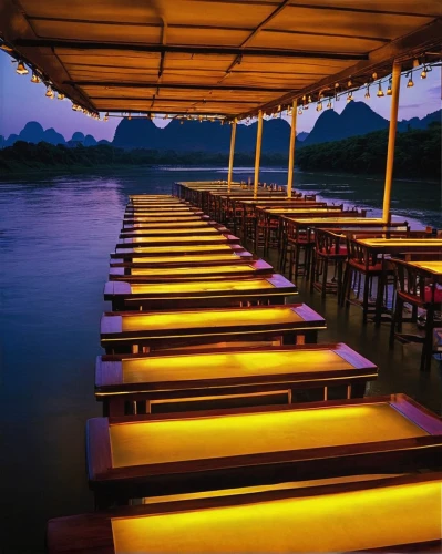 floating restaurant,teak bridge,guilin,pontoon boat,mekong river,pontoon,daecheong lake,boat dock,khao phing kan,floating market,fish farm,phang nga bay,mekong,beach restaurant,thai cuisine,west lake,boathouse,fishing pier,waiting for fish,fine dining restaurant,Photography,Artistic Photography,Artistic Photography 09