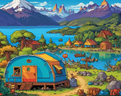 campsite,autumn camper,campground,travel trailer poster,gypsy tent,tourist camp,small camper,floating huts,camping tents,camping tipi,camping,fishing tent,tipi,yurts,caravan,camper,patagonia,tepee,huts,campers,Unique,Pixel,Pixel 05