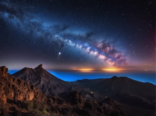 teide national park,astronomy,the milky way,el teide,milky way,milkyway,tenerife,teide,haleakala,canary islands,alien world,la palma,alien planet,volcanic landscape,planet alien sky,astronomer,galaxy collision,perseid,the night sky,starscape,Conceptual Art,Sci-Fi,Sci-Fi 30