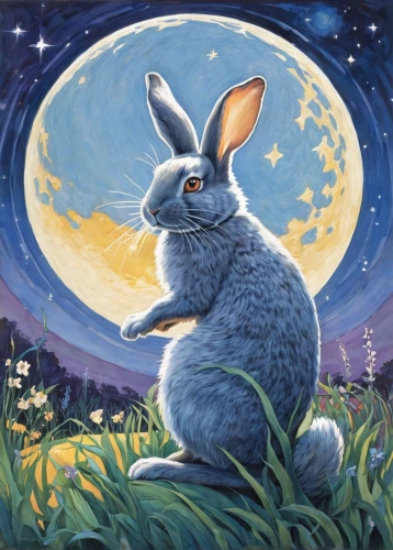 gray hare,rabbits and hares,hare trail,cottontail,european rabbit,steppe hare,hare,leveret,wild hare,field hare,hare window,audubon's cottontail,wild rabbit,mountain cottontail,hares,domestic rabbit,rabbit,bunny,hare field,white rabbit,Art,Classical Oil Painting,Classical Oil Painting 23