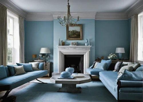 blue room,sitting room,mazarine blue,chalkhill blue,turquoise wool,blue pillow,settee,blue and white porcelain,great room,interior decor,shades of blue,danish room,interiors,jasmine blue,chaise lounge,livingroom,shabby-chic,wing chair,family room,silvery blue,Photography,Black and white photography,Black and White Photography 11