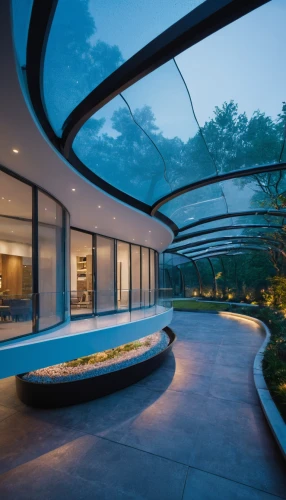 futuristic architecture,roof landscape,glass roof,glass facade,structural glass,aileron,modern architecture,landscape design sydney,landscape designers sydney,glass wall,luxury home interior,modern house,landscape lighting,dunes house,pool house,luxury home,mid century house,folding roof,cubic house,outdoor structure,Photography,General,Natural