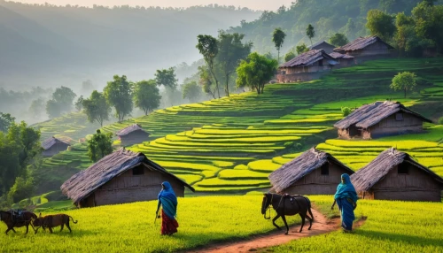 rice fields,rice terrace,ricefield,rice field,rice paddies,ha giang,the rice field,yunnan,rice cultivation,alpine pastures,rural landscape,nomadic people,rwanda,viet nam,southeast asia,village life,vietnam,myanmar,vietnam's,paddy field,Photography,Documentary Photography,Documentary Photography 25