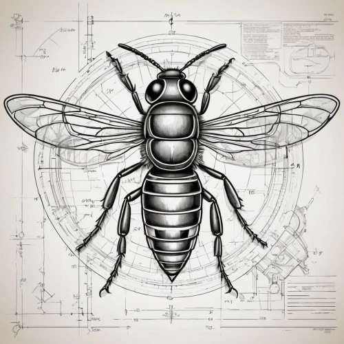 drawing bee,artificial fly,drone bee,line art animal,carpenter ant,housefly,cicada,flower fly,carpenter bee,megachilidae,entomology,geometrical animal,sawfly,line art animals,blueprint,vector illustration,blue wooden bee,house fly,membrane-winged insect,hand-drawn illustration,Unique,Design,Blueprint