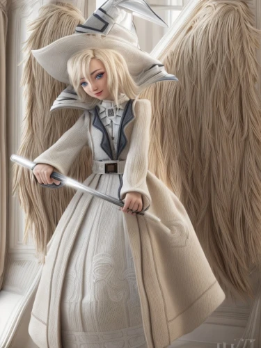 suit of the snow maiden,imperial coat,labyrinth,angel figure,vax figure,designer dolls,white feather,white rose snow queen,angel playing the harp,cosplay image,business angel,fashion dolls,the snow queen,long coat,baroque angel,angel statue,female doll,cloth doll,fallen angel,the angel with the veronica veil,Common,Common,Natural