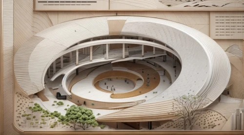 circular staircase,archidaily,round house,japanese architecture,school design,architect plan,futuristic architecture,winding staircase,dish rack,model house,sand clock,spiral staircase,jewelry（architecture）,multi-storey,kirrarchitecture,modern architecture,spiral stairs,insect house,eco-construction,an apartment,Common,Common,Natural