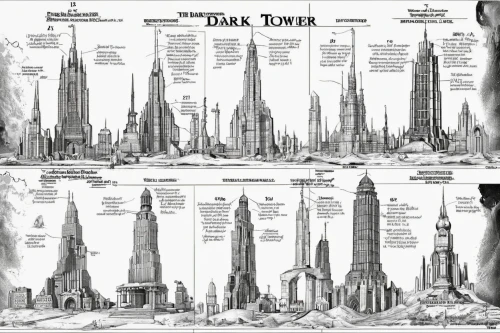 tower of babel,towers,burj khalifa,power towers,city cities,burj,international towers,minarets,tall buildings,stalin skyscraper,to scale,black city,urban towers,obelisk,column chart,stone towers,electric tower,sears tower,cities,year of construction 1937 to 1952,Unique,Design,Infographics