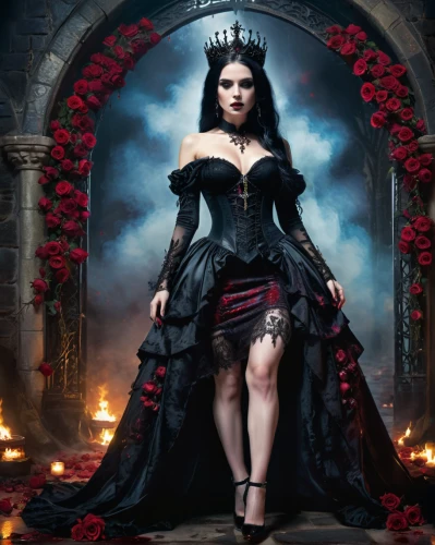 gothic portrait,gothic woman,gothic fashion,queen of hearts,gothic dress,queen of the night,crow queen,gothic style,celtic queen,dark gothic mood,gothic,dark angel,goth woman,seven sorrows,black rose,queen,mourning swan,queen anne,lady of the night,queen s,Photography,General,Commercial
