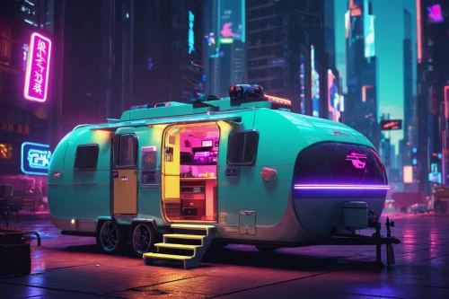 retro diner,cyberpunk,cybertruck,futuristic,80's design,microvan,teardrop camper,retro vehicle,futuristic car,mobile home,retro styled,camping bus,cinema 4d,electric gas station,camper van isolated,house trailer,elektrocar,street car,camper,3d render,Conceptual Art,Sci-Fi,Sci-Fi 26