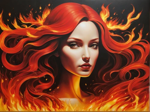 fire artist,burning hair,fire siren,fire angel,flame spirit,flame of fire,fire-eater,fire background,afire,fiery,fire heart,firebird,woman fire fighter,fire dancer,fire lily,dancing flames,fire screen,fire eater,fire logo,wildfire,Illustration,Abstract Fantasy,Abstract Fantasy 22