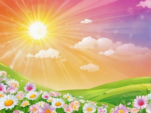 sunburst background,flower background,flowers png,spring background,spring leaf background,springtime background,easter background,spring sun,wood daisy background,bright sun,sunray,spring equinox,floral background,sun daisies,floral digital background,sunburst,sun,colorful background,sun ray,background colorful,Illustration,Japanese style,Japanese Style 19