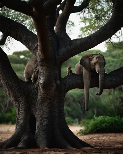 adansonia,african bush elephant,african elephant,elephant with cub,african elephants,stacked elephant,mama elephant and baby,elephantine,baby elephants,pachyderm,trunk,scratch tree,tsavo,elephant camp,elephant's child,baby elephant,tree of life,african tulip tree,pacifier tree,elephants,Photography,Documentary Photography,Documentary Photography 12