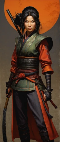 yi sun sin,samurai,mulan,shuanghuan noble,samurai fighter,katana,female warrior,xing yi quan,hwachae,geisha,swordswoman,goki,jeongol,cat warrior,haegen,zui quan,warrior woman,wuchang,geisha girl,erhu,Art,Artistic Painting,Artistic Painting 25