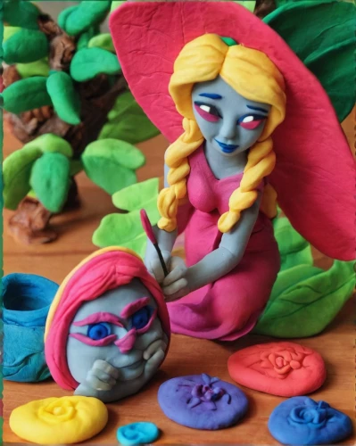 play-doh,play doh,clay animation,plasticine,clay figures,marzipan figures,play dough,clay doll,stylized macaron,colored icing,smurf figure,royal icing cookies,sugar paste,decorated cookies,food coloring,candy cauldron,scandia gnomes,painted eggs,clay packaging,fondant,Unique,3D,Clay