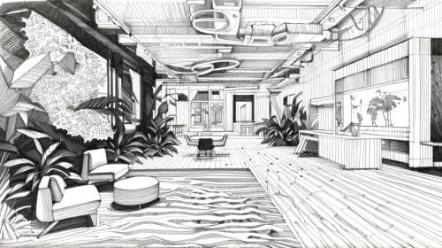 mono-line line art,an apartment,coloring page,mono line art,backgrounds,apartment,interiors,hand-drawn illustration,aqua studio,the coffee shop,house drawing,beach house,hotel lobby,store fronts,ice cream parlor,office line art,barber shop,art deco background,beachhouse,barbershop,Design Sketch,Design Sketch,Fine Line Art