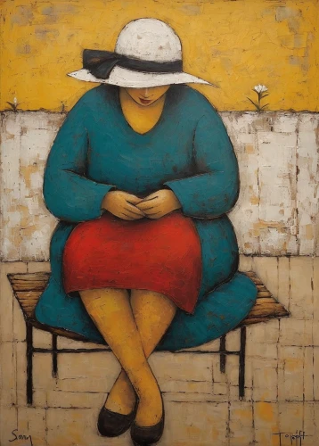 woman sitting,woman with ice-cream,woman at cafe,woman holding pie,praying woman,girl with bread-and-butter,woman drinking coffee,woman thinking,woman praying,woman on bed,girl sitting,woman playing,carol colman,olle gill,depressed woman,yellow sun hat,seller,antigua guatemala,advertising figure,girl in the kitchen,Art,Artistic Painting,Artistic Painting 49