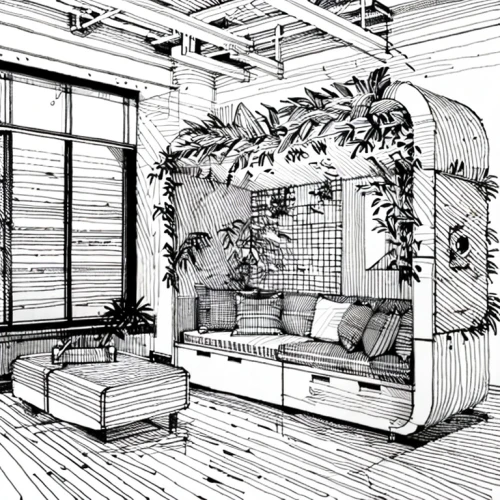 japanese-style room,cabana,bedroom,houseboat,shabby-chic,cabin,apartment,indoor,livingroom,canopy bed,modern room,small cabin,veranda,an apartment,shared apartment,living room,home interior,guest room,garden shed,porch swing,Design Sketch,Design Sketch,None
