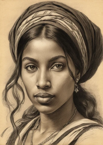 indian woman,indian girl,african woman,girl portrait,indian art,woman portrait,ancient egyptian girl,girl drawing,indian girl boy,charcoal drawing,bedouin,portrait of a girl,girl with cloth,peruvian women,african american woman,young girl,radha,young woman,nigeria woman,vintage drawing,Art,Classical Oil Painting,Classical Oil Painting 08
