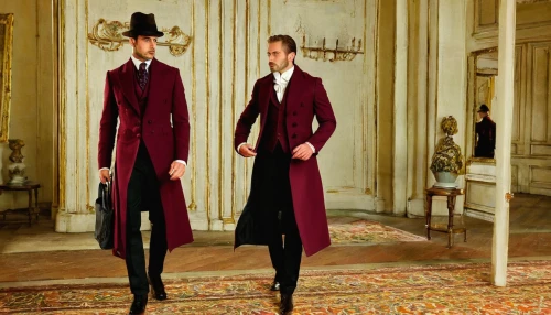 napoleon iii style,frock coat,imperial coat,late burgundy,suit of spades,aristocrat,burgundy,burgundy wine,overcoat,men's suit,downton abbey,mulled claret,long coat,chateau margaux,bellboy,gentlemanly,kir royale,formal wear,four poster,costume design,Illustration,Paper based,Paper Based 22