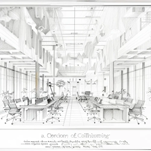 modern office,ceiling construction,offices,creative office,coworking,openoffice,conference room,working space,cubical,galleriinae,computer room,office line art,consulting room,company headquarters,assay office,laboratory information,daylighting,office,regulatory office,call center,Design Sketch,Design Sketch,Pencil Line Art