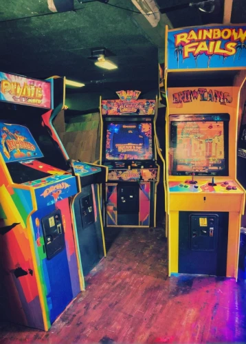 arcade games,arcade game,arcade,arcades,video game arcade cabinet,game room,1980's,1980s,pinball,80s,retro eighties,indoor games and sports,70s,retro,retro items,retro background,rainbow world map,1982,shooting gallery,space invaders,Unique,Pixel,Pixel 04