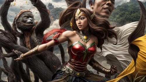 the enchantress,wonderwoman,warrior woman,wonder woman city,wonder woman,goddess of justice,heroic fantasy,fantasy woman,fantasy art,huntress,background ivy,sorceress,female warrior,dryad,shamanic,polynesian girl,fantasy picture,tribal chief,voodoo woman,shamanism,Common,Common,Photography