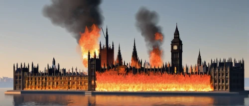 the conflagration,parliament,extinction rebellion,conflagration,westminster palace,burned down,lake of fire,brexit,britain,fire disaster,palace of parliament,burning of waste,parliament of europe,pillar of fire,city in flames,the house is on fire,fire-extinguishing system,burning earth,big ben,united kingdom,Unique,3D,Low Poly