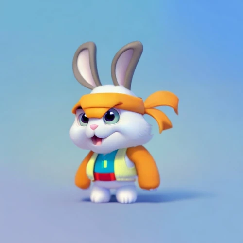 deco bunny,rainbow rabbit,no ear bunny,bunny,jack rabbit,cute cartoon character,rabbit,little bunny,jackrabbit,little rabbit,white bunny,bun,easter bunny,bunga,3d model,knuffig,pixaba,easter theme,rebbit,wind-up toy,Common,Common,Cartoon