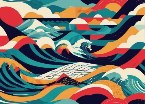 japanese wave paper,rogue wave,japanese waves,ocean waves,japanese wave,waves,crashing waves,wave pattern,big wave,tidal wave,big waves,surf,rapids,surfers,tsunami,the wind from the sea,wind wave,water waves,wave,braking waves,Illustration,Vector,Vector 17