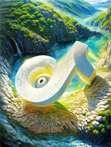 ammonite,nautilus,sea shell,clam shell,helix,torus,mountain spring,mollusk,clamshell,moray,seashell,flotation,time spiral,snail shell,shell,vortex,crescent spring,whirlpool,mollusc,batholith