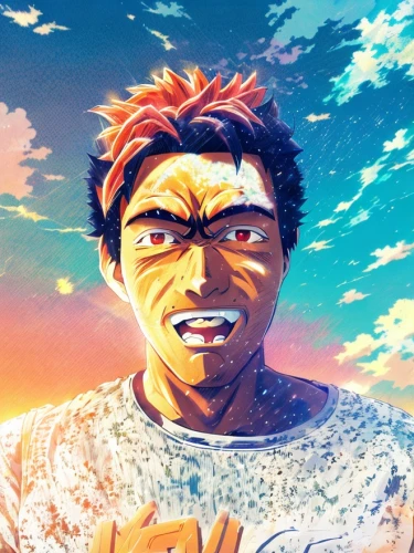 2d,sun god,katsudon,sakana,rising sun,sun,sky,sol,asahi,manga,summer sky,angry man,bright sun,unagi,the face of god,薄雲,would a background,uyuni,abe,autumn sky,Common,Common,Japanese Manga