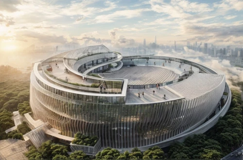 futuristic architecture,hudson yards,hongdan center,futuristic art museum,chinese architecture,chongqing,wuhan''s virus,shanghai,tianjin,shenzhen vocational college,cooling tower,archidaily,oval forum,nanjing,beijing or beijing,eco-construction,sky space concept,new building,beijing,smart city,Architecture,Commercial Building,Modern,Skyline Modern