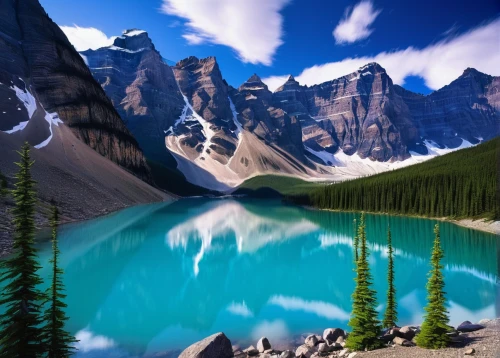 lake moraine,moraine lake,glacial lake,canadian rockies,bow lake,maligne lake,emerald lake,banff national park,lake louise,alpine lake,moraine,landscape background,heaven lake,two jack lake,mountain lake,mountain landscape,beautiful lake,jasper national park,lake minnewanka,peyto lake,Unique,3D,Toy