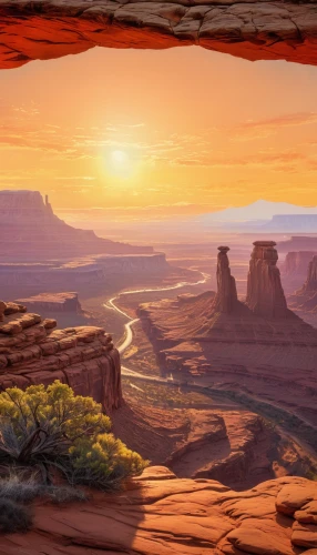 canyon,desert landscape,desert desert landscape,fairyland canyon,antelope canyon,arid landscape,cliff dwelling,grand canyon,red cliff,anasazi,red earth,sandstone wall,red canyon tunnel,world digital painting,desert background,arizona,monument valley,moon valley,glen canyon,mountain sunrise,Conceptual Art,Fantasy,Fantasy 05