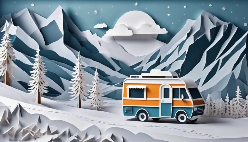 ice cream van,campervan,snow scene,vwbus,snowcone,camper van isolated,snow cone,christmas travel trailer,camper van,christmas caravan,ice cream cart,snow landscape,winter background,vw camper,vanagon,vw van,ice cream stand,vw bus,travel trailer poster,ice cream maker,Unique,Paper Cuts,Paper Cuts 04