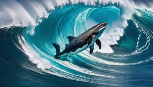 big wave,dolphin background,killer whale,oceanic dolphins,orca,wave,marine mammal,surfing,striped dolphin,wave motion,humpback whale,bow wave,cetacea,rogue wave,tidal wave,marine mammals,cetacean,big waves,dolphins,sea lion,Illustration,Abstract Fantasy,Abstract Fantasy 13