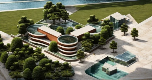 3d rendering,residential tower,roof top pool,modern architecture,aqua studio,futuristic architecture,luxury property,eco hotel,mixed-use,artificial island,hotel complex,pool house,solar cell base,swimming pool,floating island,modern house,render,sky apartment,infinity swimming pool,outdoor pool,Architecture,Villa Residence,Modern,Organic Modernism 2