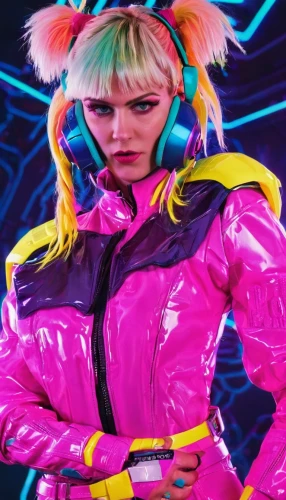 cyberpunk,neon,80s,bjork,streampunk,electro,neon colors,neon makeup,neon body painting,cyber,80's design,futuristic,neon candies,garish,punk,rockabella,nerve,electric,cyberspace,ganmodoki,Conceptual Art,Sci-Fi,Sci-Fi 27