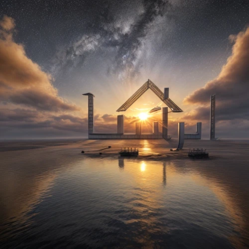 house by the water,photo manipulation,houseboat,floating huts,photomanipulation,concrete ship,fisherman's house,sunken church,cube stilt houses,fantasy picture,virtual landscape,island suspended,house of the sea,boat house,shipwreck,photoshop manipulation,boathouse,wooden pier,beach house,costa concordia,Common,Common,Natural