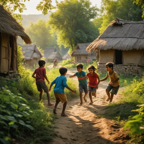 happy children playing in the forest,children playing,mud village,nomadic children,village life,children play,walk with the children,myanmar,bangladesh,children of uganda,river of life project,world children's day,philippines,children learning,little girls walking,child playing,photographing children,burma,philippine,traditional village,Photography,General,Natural