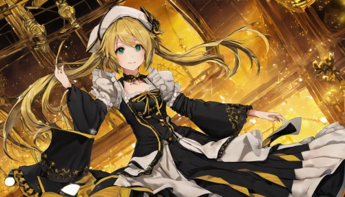 vocaloid,alice,jessamine,violet evergarden,priestess,black and gold,sword lily,tsumugi kotobuki k-on,justitia,eris,anime japanese clothing,celtic queen,nelore,caster,saber,kantai collection sailor,queen of the night,admiral,unknown,charlotte,Illustration,Paper based,Paper Based 29