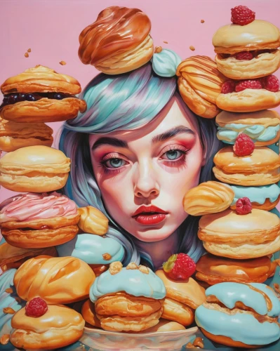 donut illustration,donut drawing,doughnuts,donuts,sufganiyah,doughnut,pastelón,pastel,sugar paste,stylized macaron,donut,pâtisserie,macaroons,girl with bread-and-butter,gluttony,pastries,macaron,woman holding pie,pastry shop,pastry,Conceptual Art,Daily,Daily 15