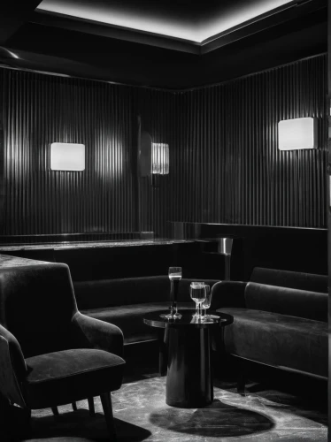 mid century modern,lounge,mid century,nightclub,piano bar,hotel lobby,chaise lounge,art deco,lobby,interiors,seating area,empty interior,savoy,parlour,film noir,suites,apartment lounge,meeting room,boardroom,conference room,Photography,Black and white photography,Black and White Photography 08