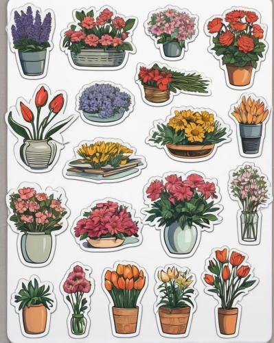 flowers png,clipart sticker,potted plants,cartoon flowers,flowerpots,flower pots,flowering plants,potted flowers,plants in pots,scrapbook clip art,retro flowers,houses clipart,bunch of flowers,illustration of the flowers,succulents,flowering succulents,stickers,flowers pattern,plant pots,fruits icons,Unique,Design,Sticker