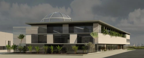 3d rendering,solar cell base,school design,modern building,prefabricated buildings,biotechnology research institute,office building,industrial building,new building,commercial building,sky space concept,render,data center,assay office,earth station,multi-story structure,corona test center,roof terrace,business centre,nonbuilding structure