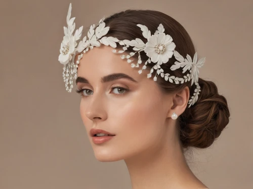 bridal accessory,headpiece,diadem,beautiful bonnet,hair accessories,bridal jewelry,hair accessory,spring crown,laurel wreath,headdress,bridal,bridal clothing,bridal veil,princess crown,the angel with the veronica veil,vintage woman,victorian lady,diademhäher,silver wedding,white swan,Art,Classical Oil Painting,Classical Oil Painting 02