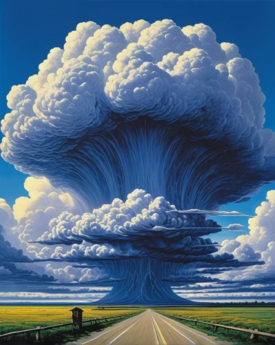 mushroom cloud,nuclear explosion,atomic bomb,thunderheads,hydrogen bomb,thundercloud,thunderhead,thunderclouds,a thunderstorm cell,cumulonimbus,nuclear bomb,mushroom landscape,cloud mushroom,cloud image,atomic age,tornado,nuclear weapons,raincloud,cumulus nimbus,towering cumulus clouds observed,Conceptual Art,Daily,Daily 09