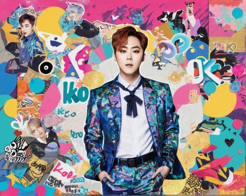 hog xiu,exo-earth,colorful heart,heart background,suit of spades,cd cover,guk,key,key mixed,young-deer,chen,baozi,lotte,crayon,so in-guk,visual impact,paper doll,choi kwang-do,background colorful,colorful tree of life,Unique,Paper Cuts,Paper Cuts 06