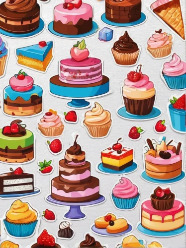 cupcake background,cupcake paper,cupcake pattern,ice cream icons,clipart cake,cupcake tray,cupcake non repeating pattern,cake decorating supply,macaron pattern,cupcakes,cup cakes,food icons,scrapbook clip art,small cakes,cup cake,cupcake pan,bakery products,party pastries,sweet pastries,cakes,Unique,Design,Sticker