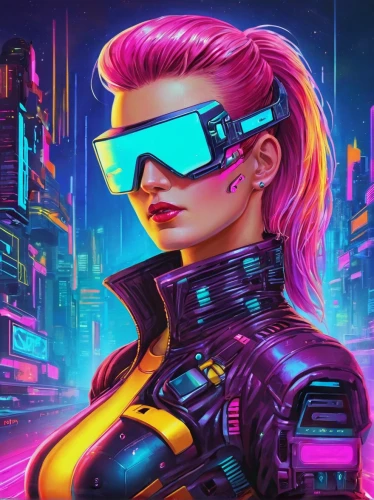 cyberpunk,cyber glasses,cyber,80s,neon human resources,80's design,streampunk,nova,neon,electro,futuristic,neon lights,neon arrows,neon light,sci fiction illustration,vector girl,terminator,cg artwork,retro background,pink vector,Conceptual Art,Sci-Fi,Sci-Fi 27